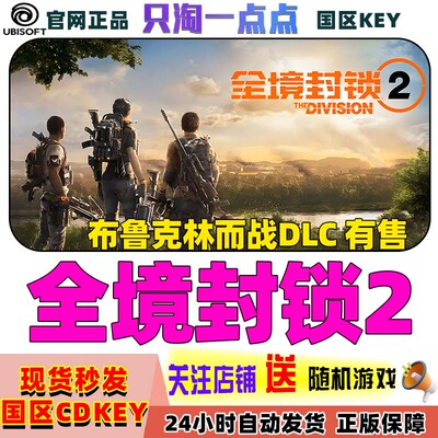 Uplay全境封锁2激活码