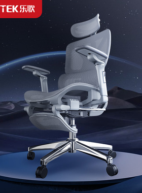 乐歌Y36人体工学椅升降旋转电脑椅家居电竞椅舒适久坐办公老板椅