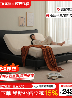 乐歌电动床智能床升降床多功能床架老人孕妇助起卧室双人悬浮床