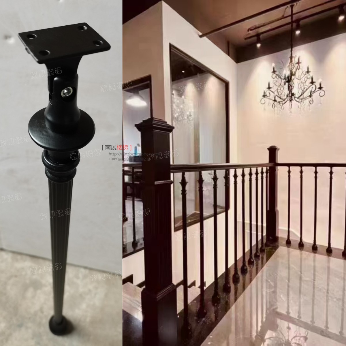 铝镁直杆立柱室外铝立柱飘窗护栏