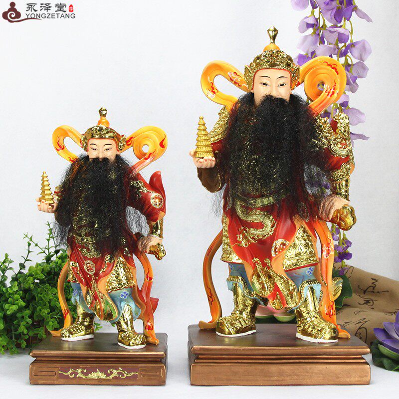 佛堂16寸托塔李天王李靖毗沙门昆沙宫天王降魔大元帅神像摆件