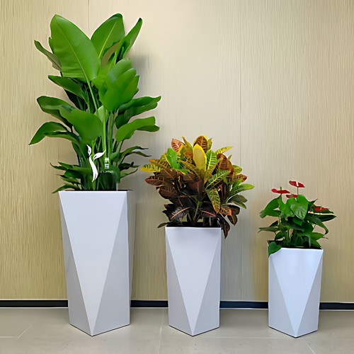 塑料网红高级感北欧客厅花盆懒人