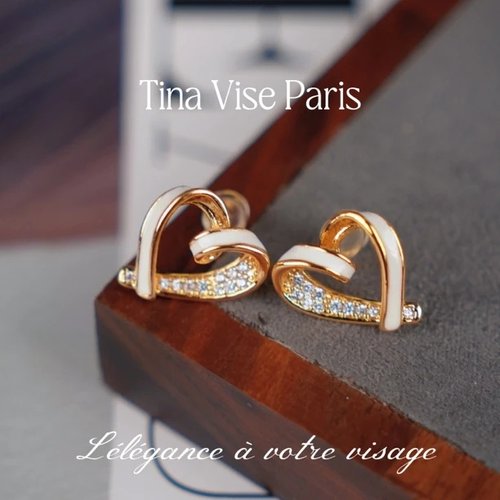 镀k金A1040《心上恋人》 耳钉-39.9