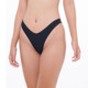 超性感半包臀泳裤 女士比基尼黑色温泉深V显瘦 女高腰欧美单条大码