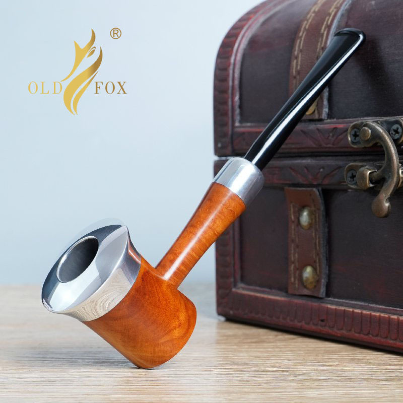 石楠木烟斗军插平底锤子3mm烟道金属航空铝防烧圈设计男士烟锅斗,收纳整理,打火机收纳盒/袋/柜,淘宝优惠券,粉丝福利购,淘宝优惠卷