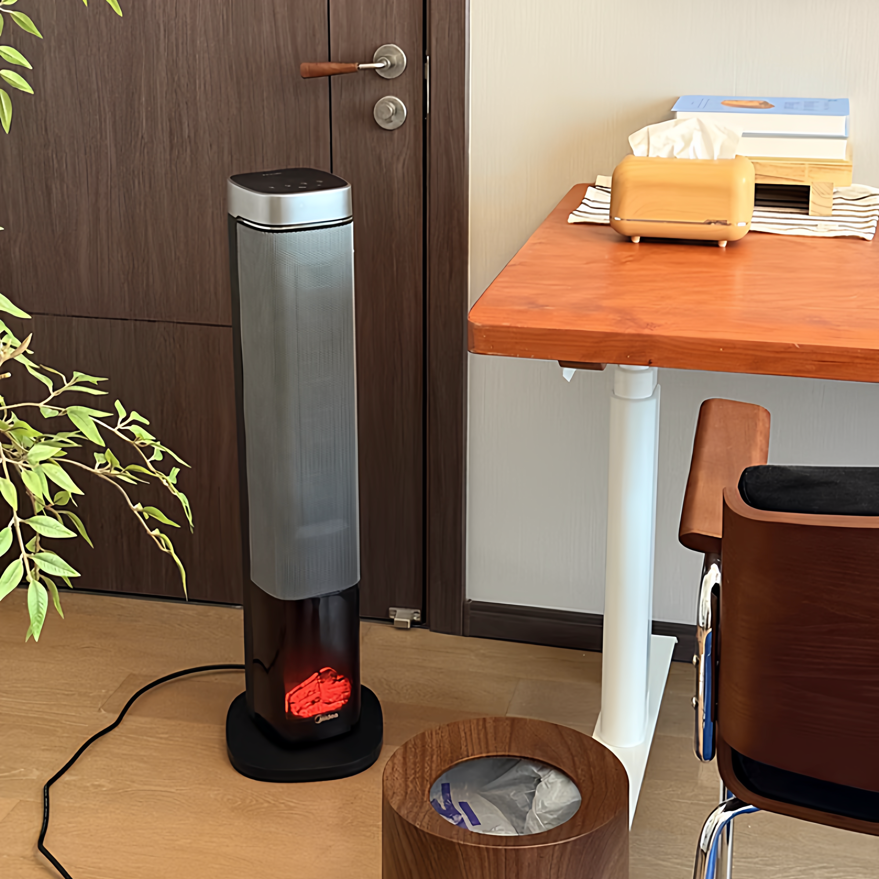 Midea/美的HFS22LM取暖器家暖风机全屋大面积节能语音冬季神器