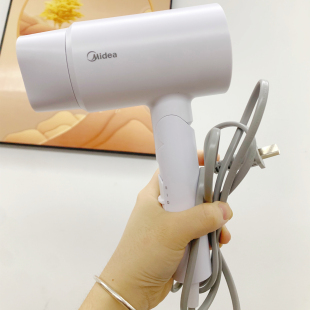 Midea FZ201电吹风机家用护发速干1800W功率折叠风筒 美