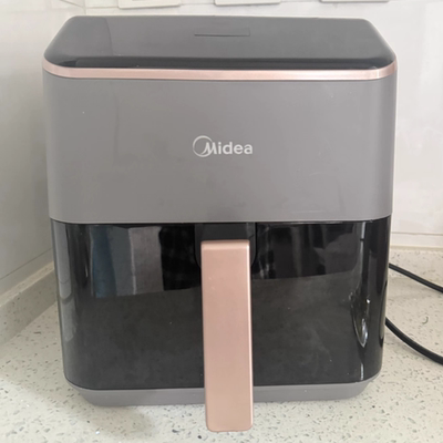 美的空气炸锅免翻面可视5.3L