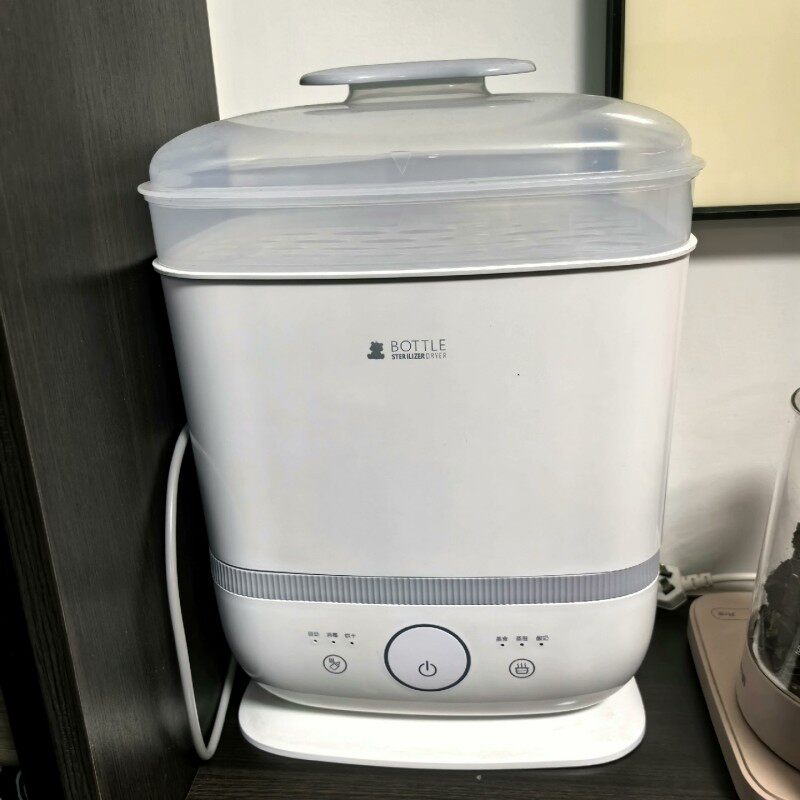 小白熊婴儿奶瓶消毒器带烘干机五合一多功能蒸汽消毒锅柜HL-0870