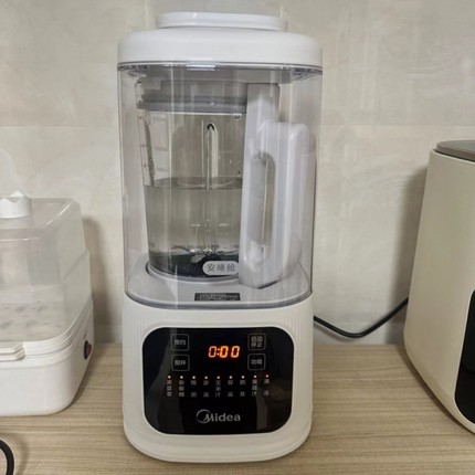 美的安睡破壁机豆浆机辅食机炸榨汁料理机一体机家用静音全自动