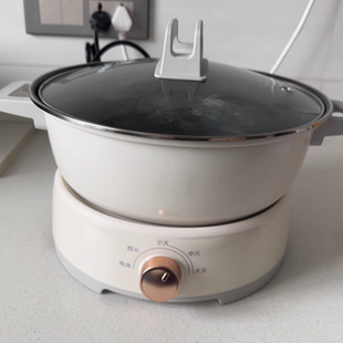 美的电火锅电磁炉火锅家用分体式电煮锅多功能电锅HGE22BY06