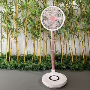 艾美特循环扇收纳落地扇遥控充电台式立式伸缩折叠电风扇CM-RD24