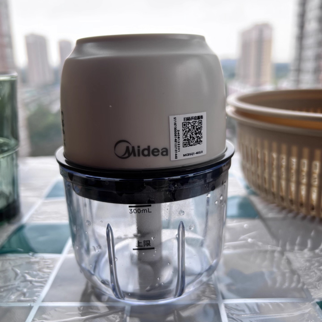 美的辅食机无线充电婴儿辅食机家用绞肉机便携搅拌机MC05Q1-403J3