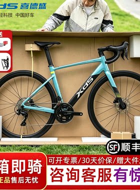 喜德盛AD600碳纤维电变公路车