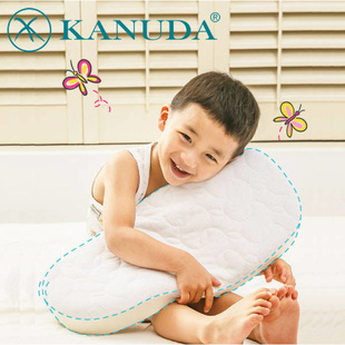 韩国 KANUDA金标CV4婴幼儿童枕头矫正睡眠姿势保护颈椎枕 包税 包邮