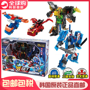 韩国Carbot咖宝车神ALL STAR全明星赛14辆汽车儿童变形机器人玩具