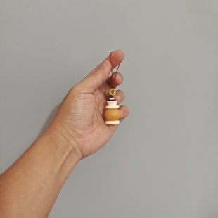 迷你小葫芦吊坠挂件纯手工镶口鼻烟壶药瓶手机挂件配饰礼物钥匙扣