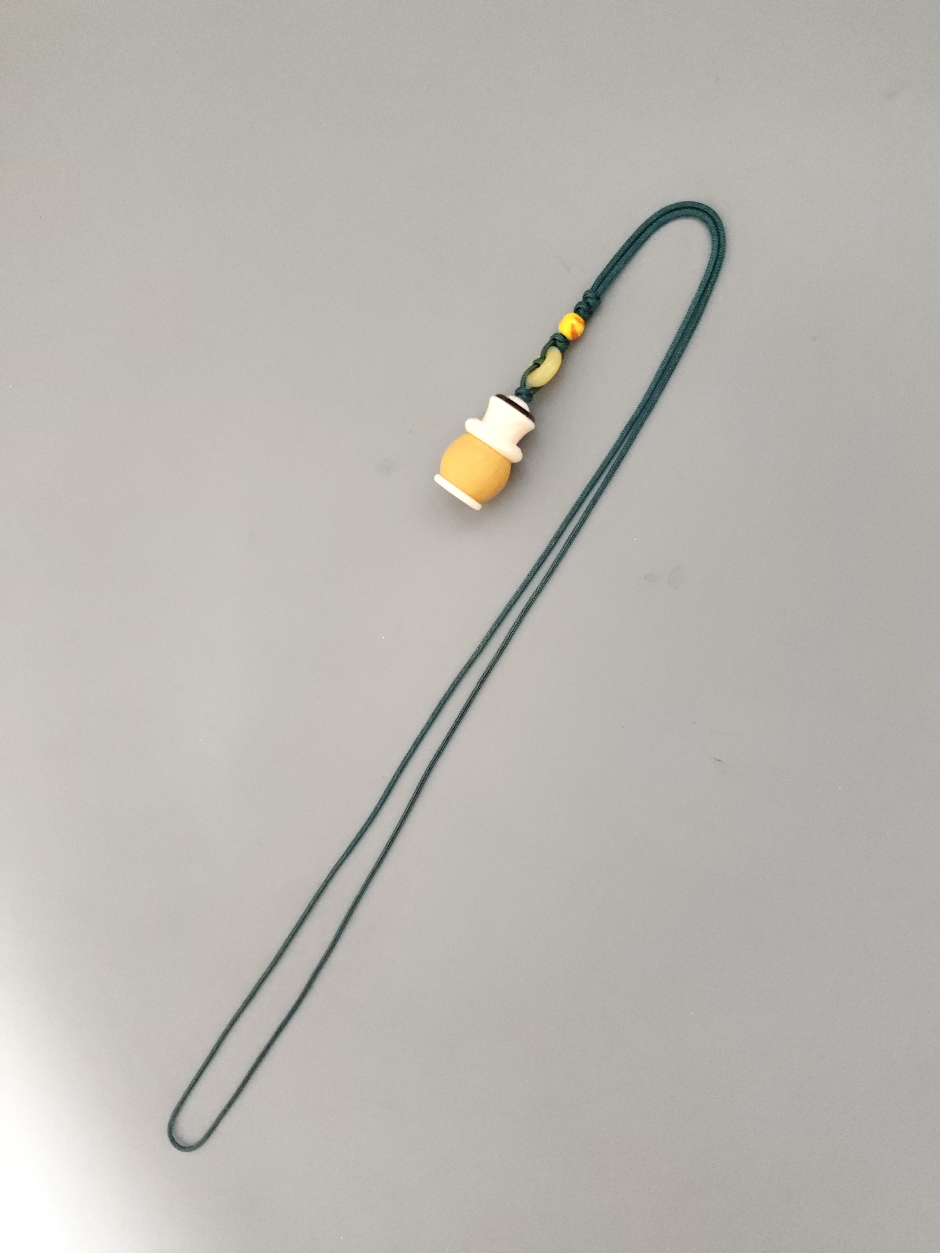 天然迷你小葫芦项链毛衣链吊坠简约脖挂香囊药瓶子香薰香文玩八宝