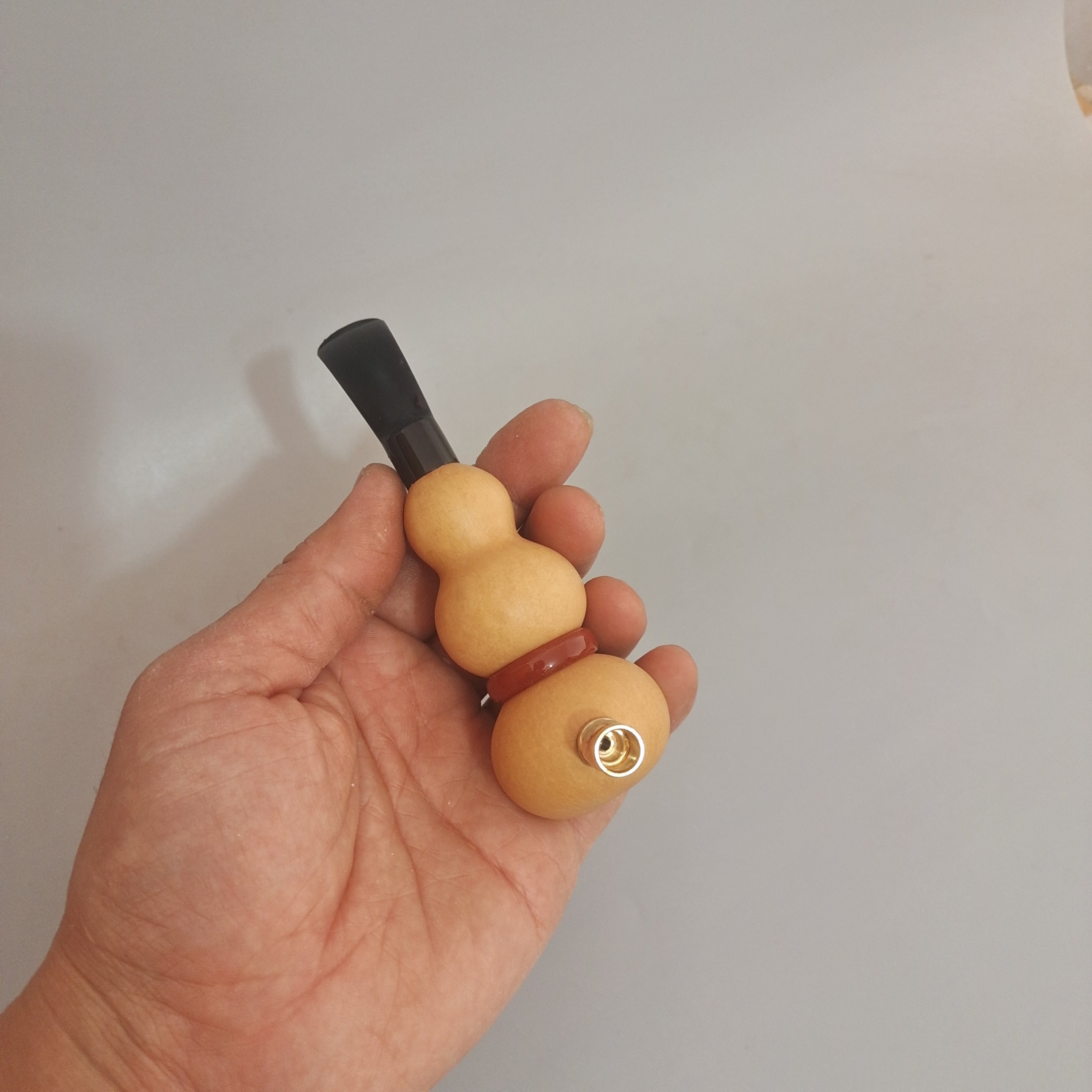 创意葫芦烟斗过滤烟嘴把玩手把件文玩葫芦实用送男友烟袋八宝葫芦