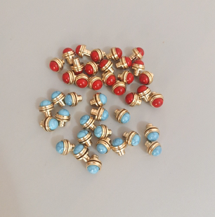 小葫芦盖口配件手捻葫芦镶口铜帽嘴鼻烟壶配件配饰镶嵌头纯铜口