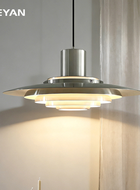 丹麦p376飞碟餐厅专用吊灯简约现代家用北欧包豪斯摇臂餐桌吧台灯