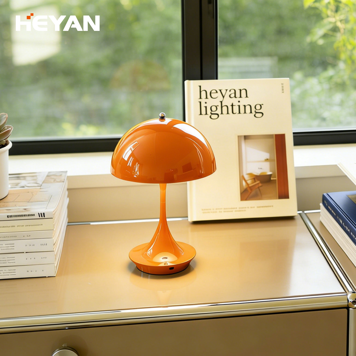 麦潘多拉中古风台灯北欧客厅书房卧室床头氛围蘑菇落地灯简约创意