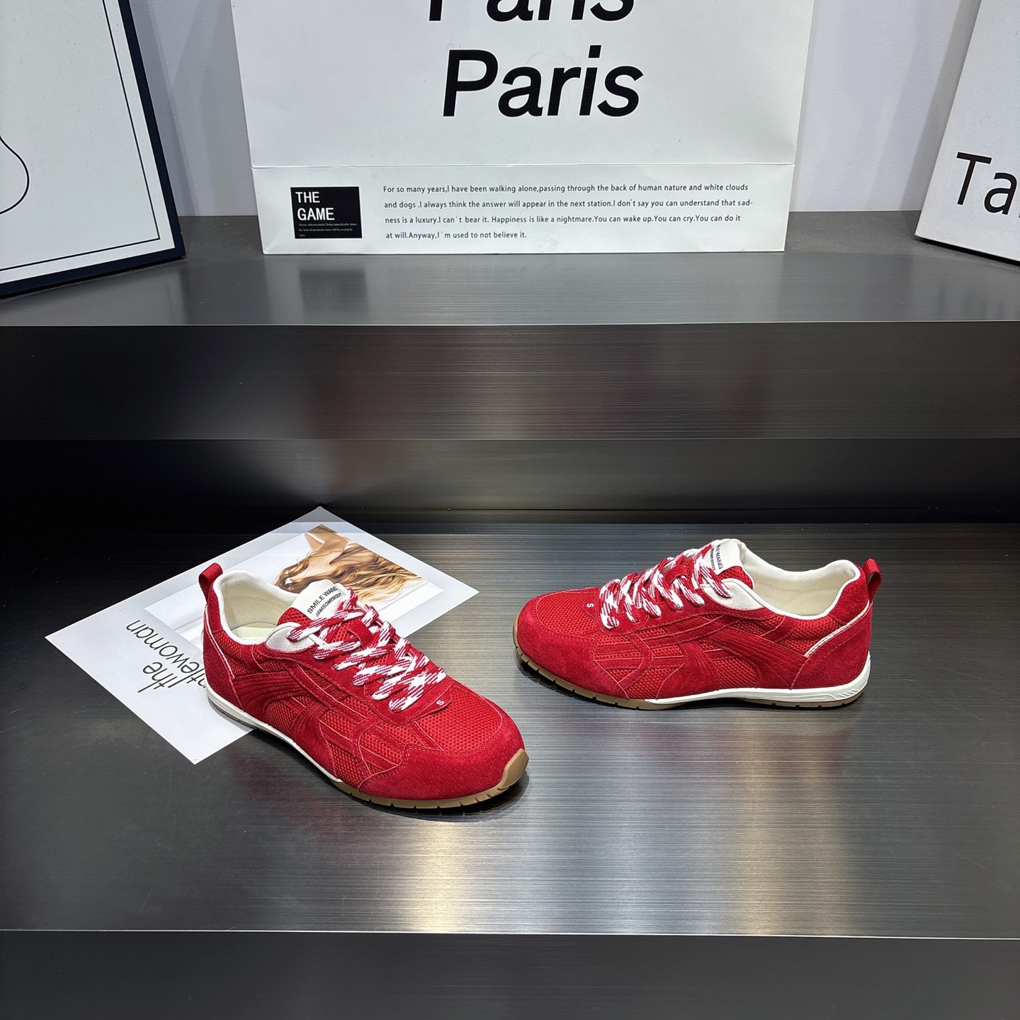 真皮网纱透气软底德训鞋女2026新款洋气百搭显瘦系带休闲运动鞋,女鞋,德训鞋,淘宝优惠券,粉丝福利购,淘宝优惠卷