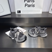 百搭保暖系带休闲运动鞋 欧洲站真皮加绒厚底巴黎老爹鞋 女2025新款