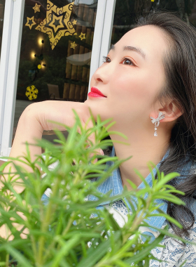 甜美可爱风细闪细钻立体蝴蝶结