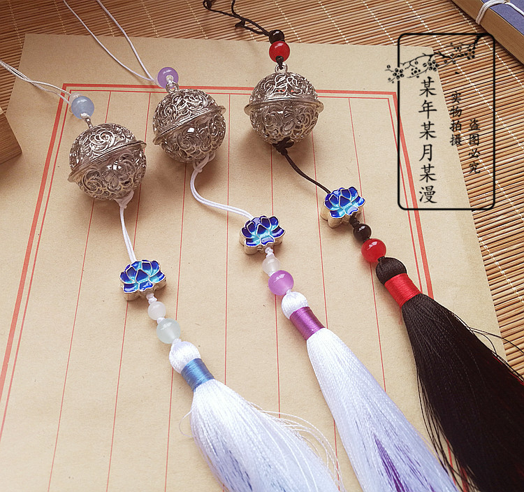 魏无羡蓝忘机江澄衍生江家银铃腰佩同款银铃清心铃宫银铃流苏挂件