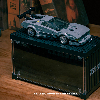 品铂PB8819复古跑车M1八格车积木