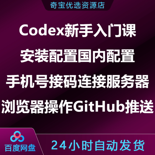 Codex新手入门课安装配置国内环境手机号接码服务器浏览器操作