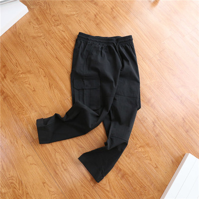 PY圈硬货推荐 机能轻薄梭织面料 男款多兜工装裤束腿裤 3M印花