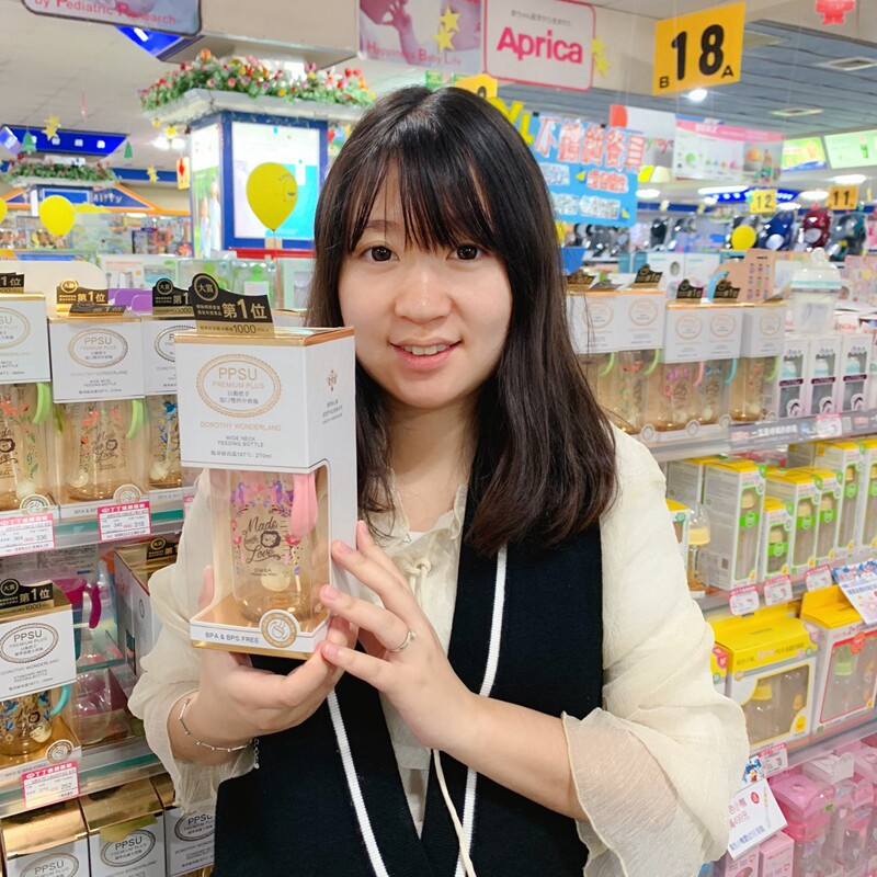 中国台湾小狮王辛巴奶瓶ppsu宽口带吸管把手母乳宝宝新生儿防胀气