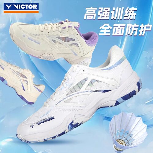 官方新款VICTOR胜利羽毛球鞋男款A362防滑减震透气运动鞋威克多女