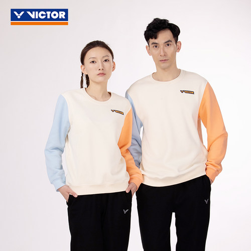 特价victor胜利羽毛球服秋冬卫衣男女款运动训练长袖速干保暖外套
