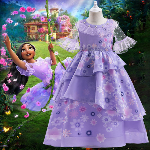 Encanto cos 万圣节儿童服 costume 魔法满屋女童装女孩连衣裙