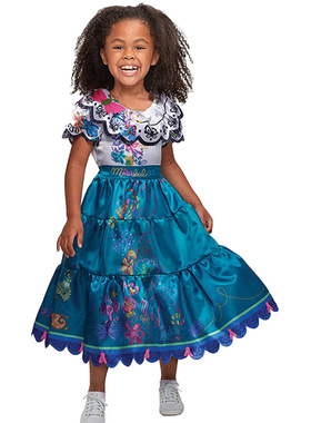 女童魔法满屋 米拉贝尔Encanto 万圣节服装儿童cosplay扮演礼裙