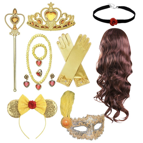 发箍儿童项链皇冠魔法棒迪士尼