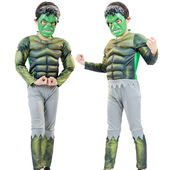 儿童超级英雄COS浩克绿巨人 costume Hulk cosplay 角色扮演服装