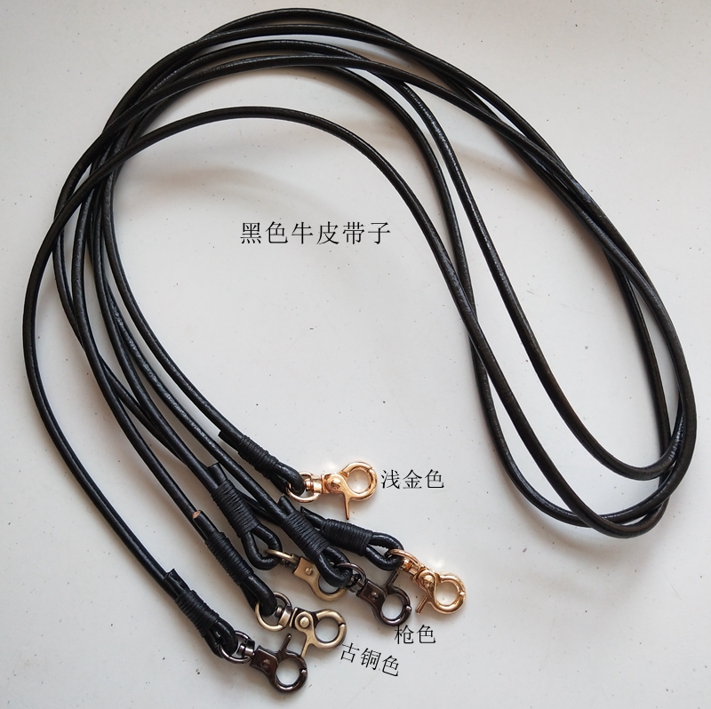 手提带背带手机背带4mm粗圆皮绳