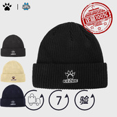 新款 卡尔美帽子25正品 男冬季 足球骑行防寒保暖针织帽大头围毛线帽