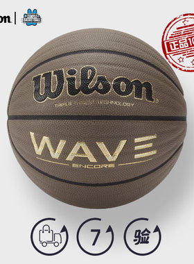 威尔胜篮球WAVE系列/官方正品25款防尘室外耐磨波浪纹7号成人蓝球