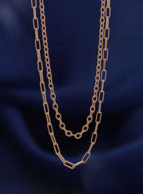 45cm双层锁骨链s925纯银s925纯银