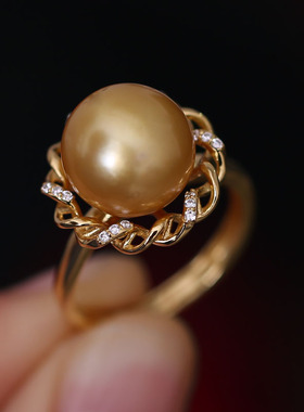 s925纯银古朴精致时尚戒指托