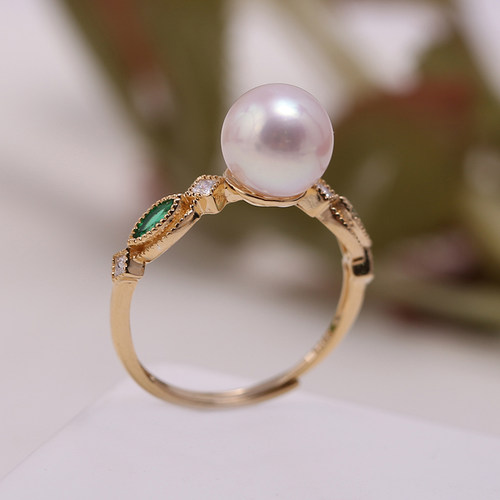 s925纯银简易式小清新金戒指托