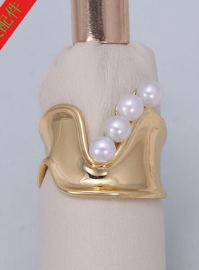 s925纯银光版时尚夸张大气戒指托