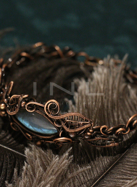 做旧复古男女铜线手工定制手镯