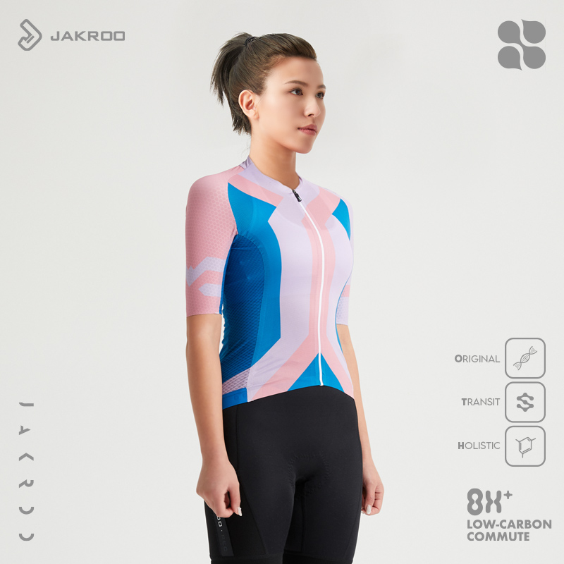 女士短袖骑行服捷酷舒适透气