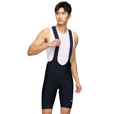 捷酷夏季新款 ELITE PRO男士背带短裤速干双箭头专业竞技骑行车裤